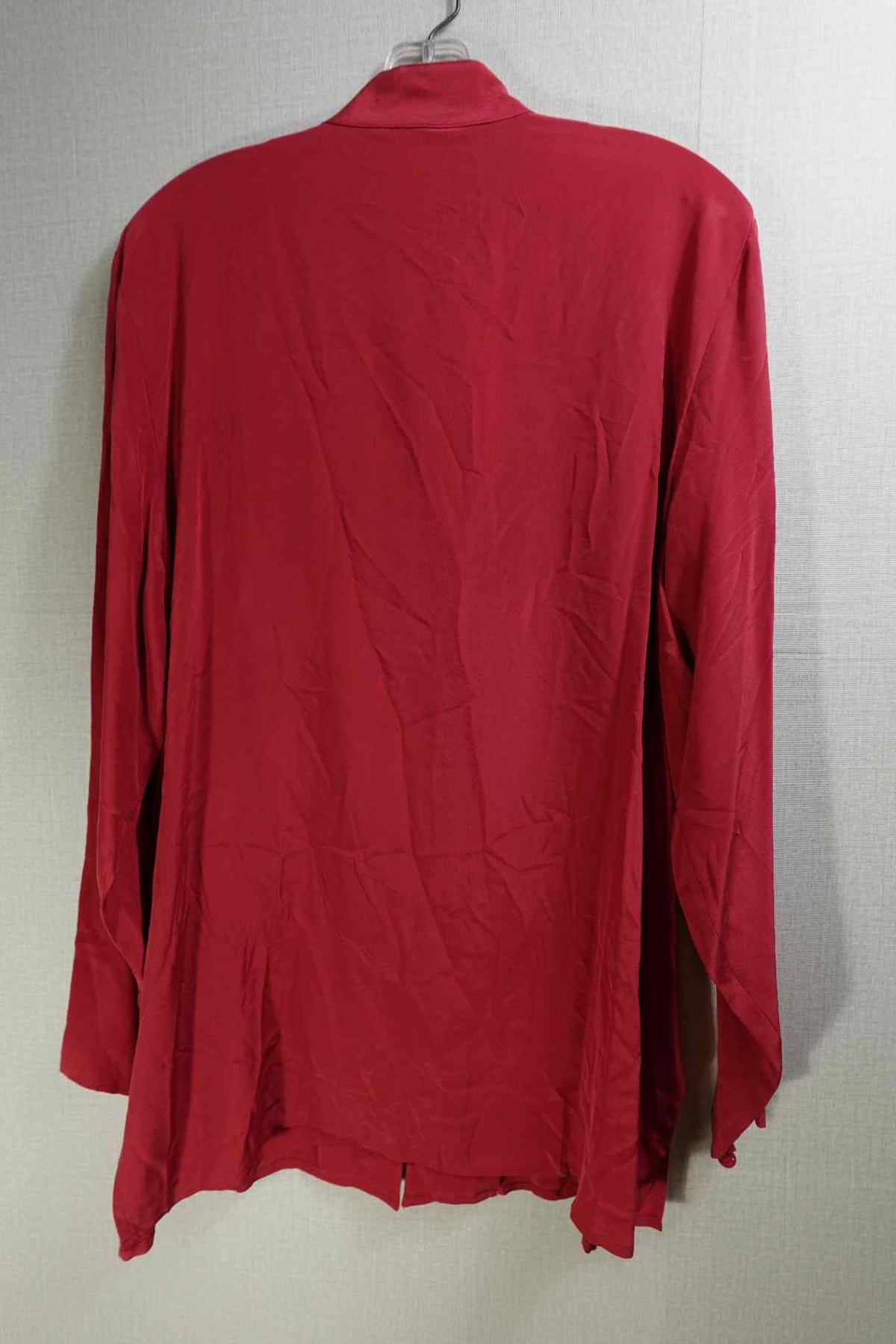 Diane Von Furstenberg, New Long Sleeve Top, L, Silk