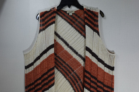 One World, Cardigan Vest, XL, Cotton blend