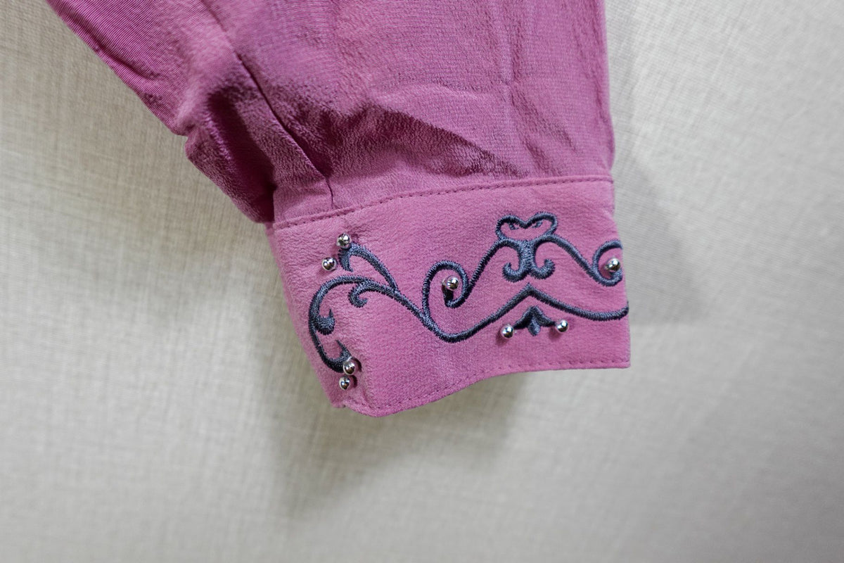 Diane Gilman, New Vintage Pants Set, L, Silk