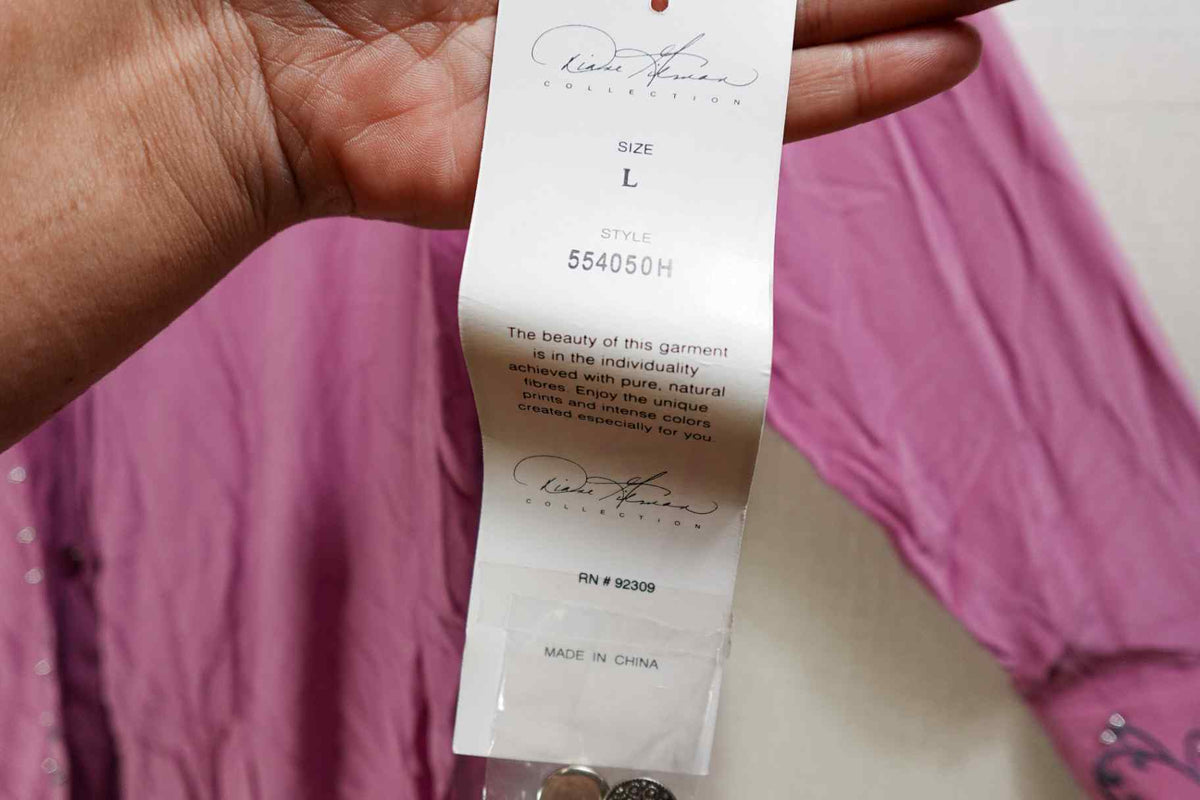 Diane Gilman, New Vintage Pants Set, L, Silk