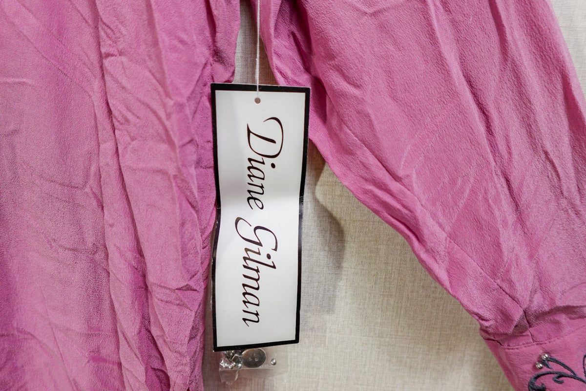 Diane Gilman, New Vintage Pants Set, L, Silk