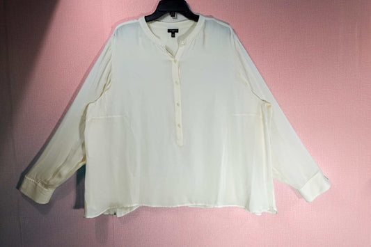 Talbots, Long Sleeves Top, 22W, Silk