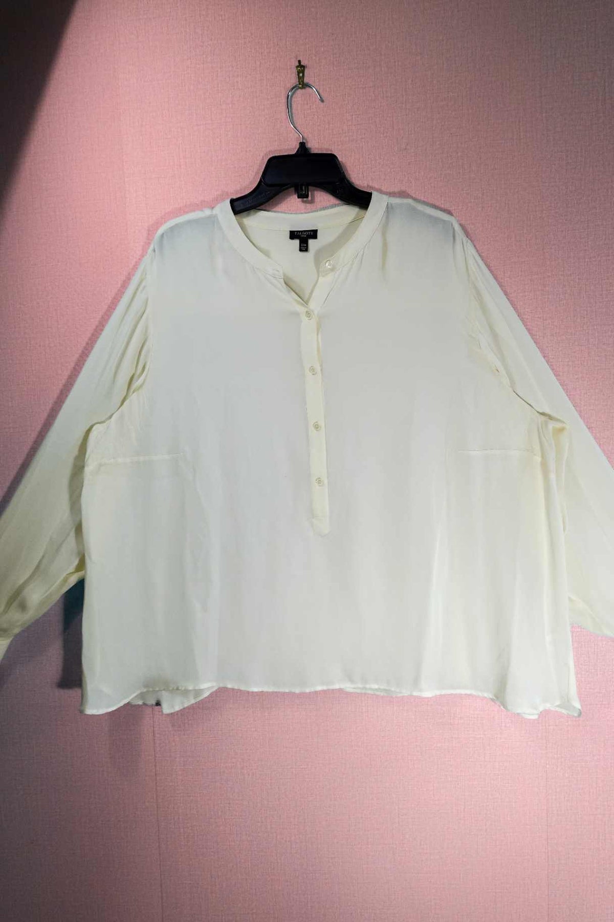 Talbots, Long Sleeves Top, 22W, Silk