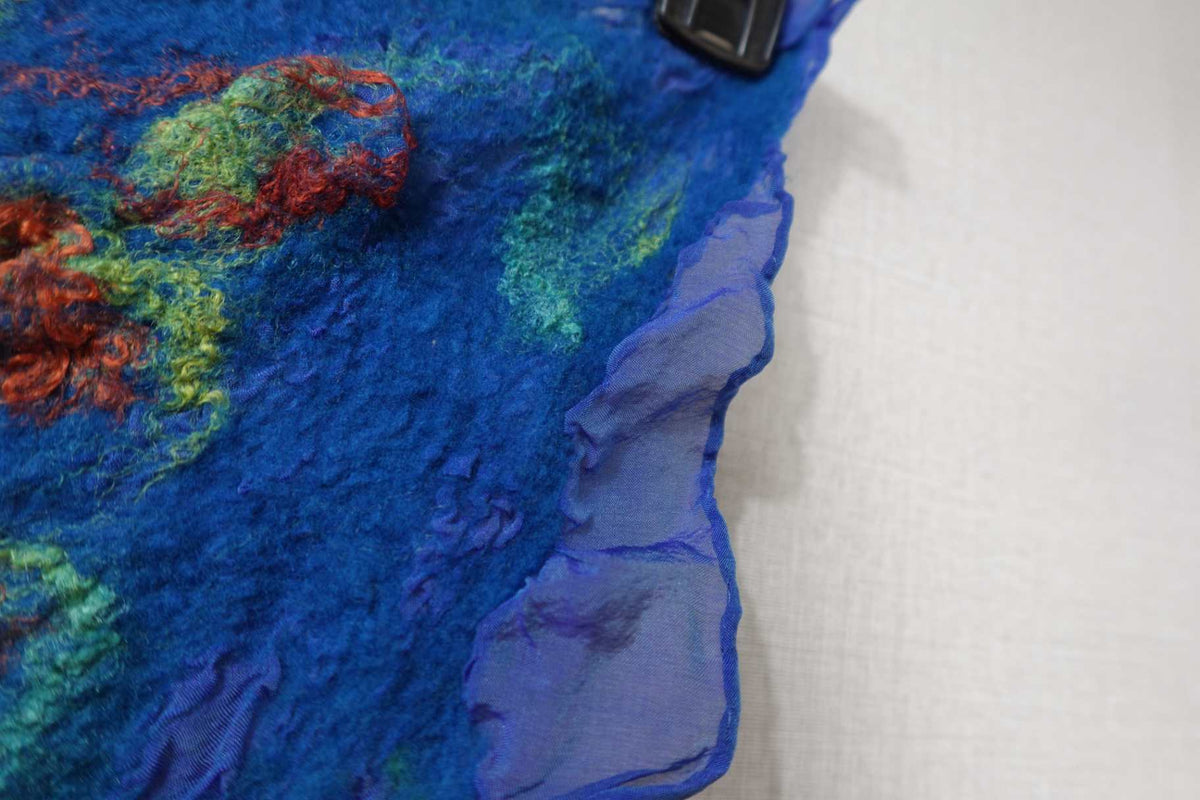 Handmade, Felted scarf, One Size, Felt