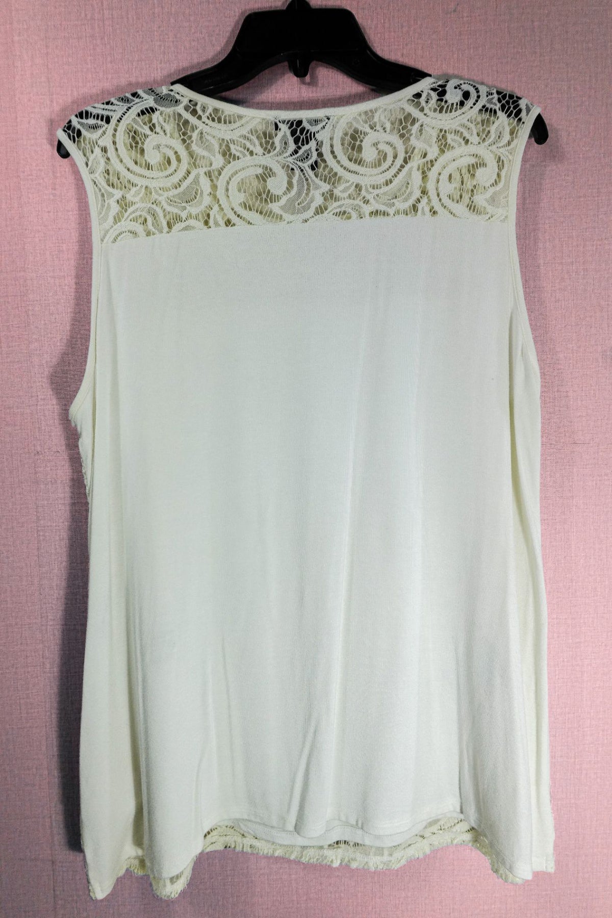 Adrianna Papell, Sleeveless Top, XL, nylon Blend