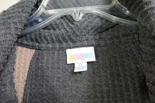 LuLaRoe, Knit cowl top , XL, Polyester rayon blend