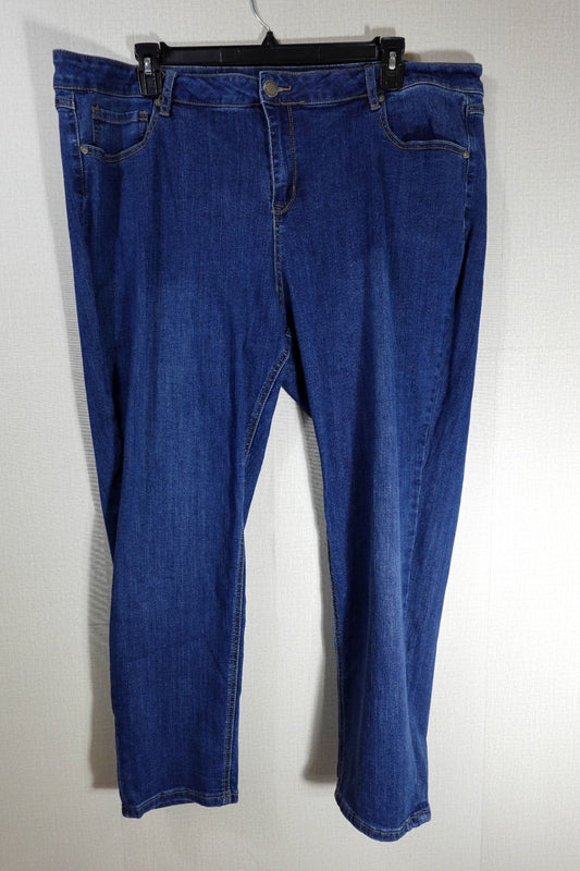 Avenue , Jeans Girlfriend, 24A, Cotton blend