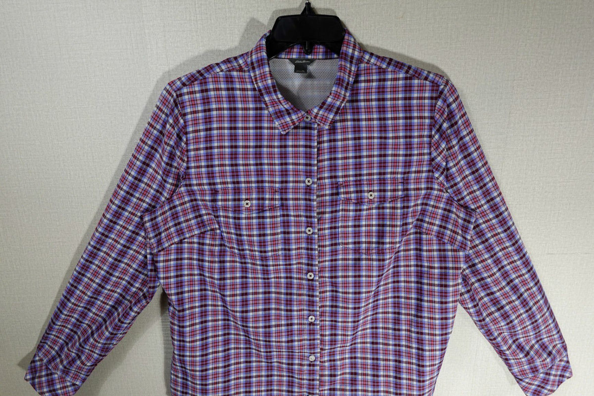 Eddie Bauer, Long Sleeves Top, XL, Polyester, nylon
