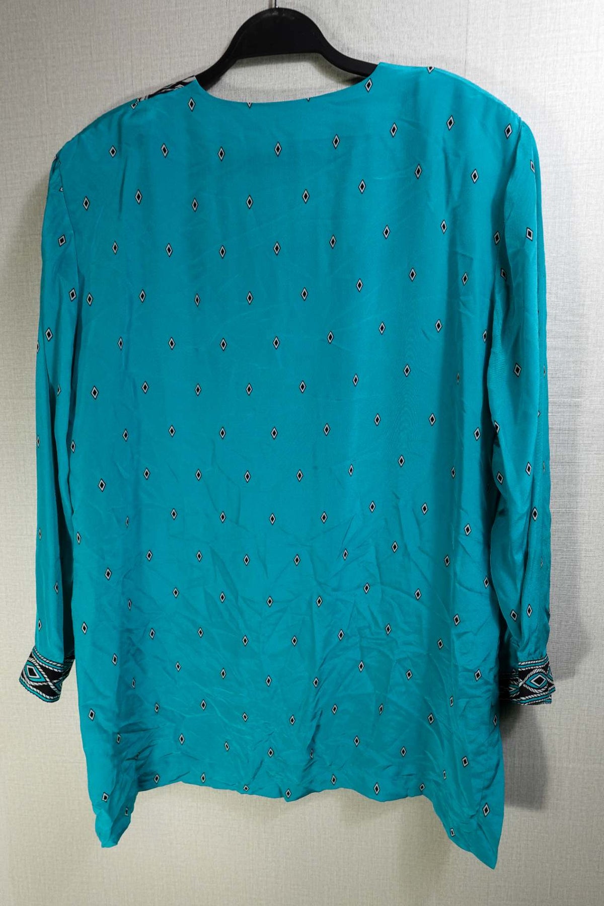 Bob Mackie, New Vintage Long Sleeves Top Set, L, Silk