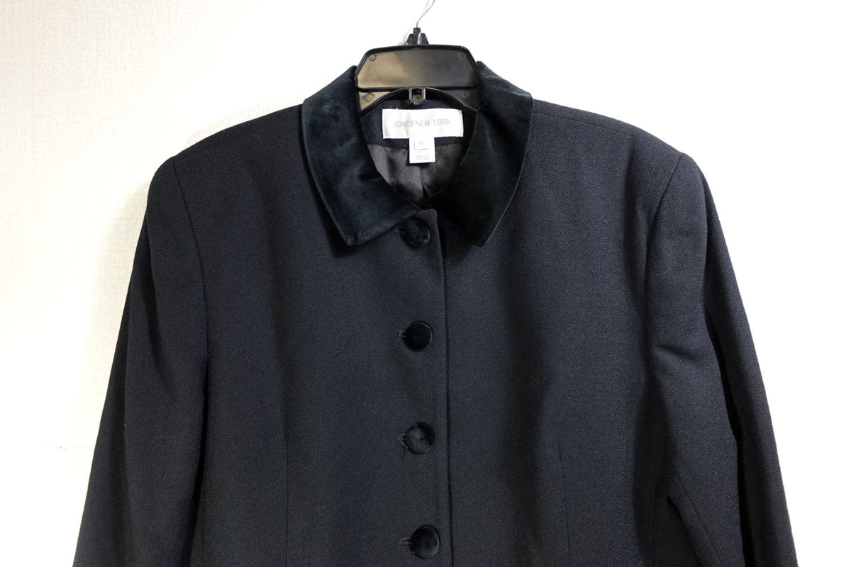 Jones New York, New Vintage Light Jacket, 16, wool