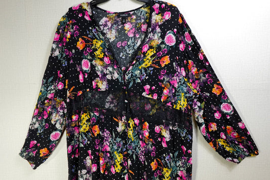 Torrid, Duster Layering Piece, 2X, Rayon, nylon