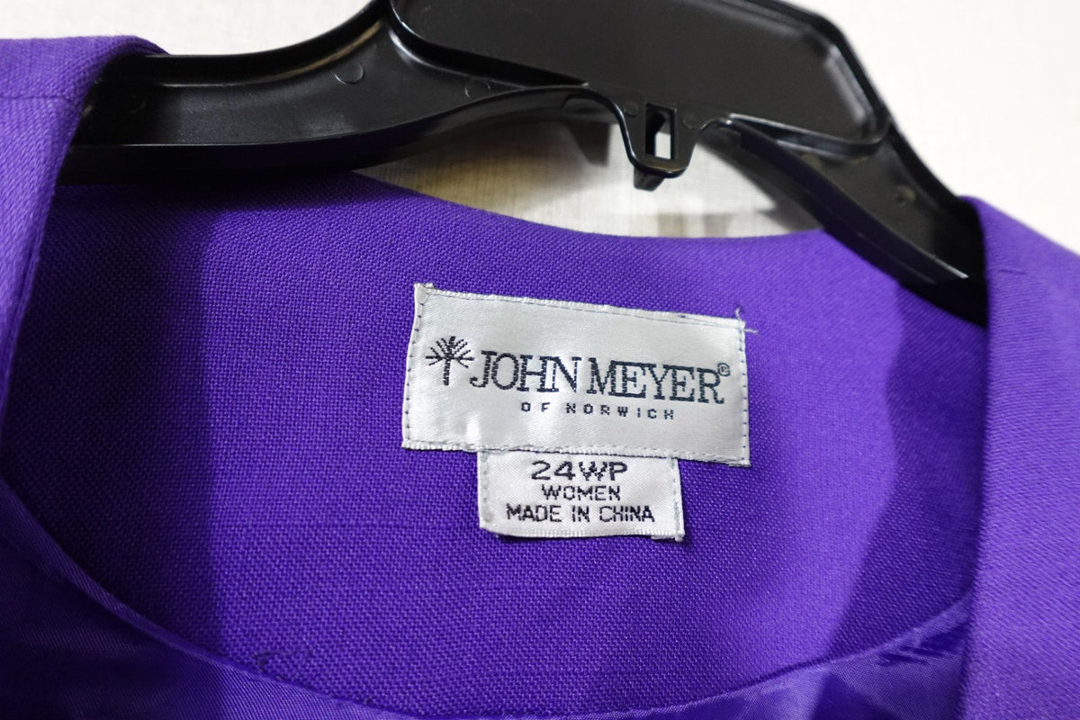 John Meyer of Norwich, Vintage Blazer, 24 WP, Polyester blend
