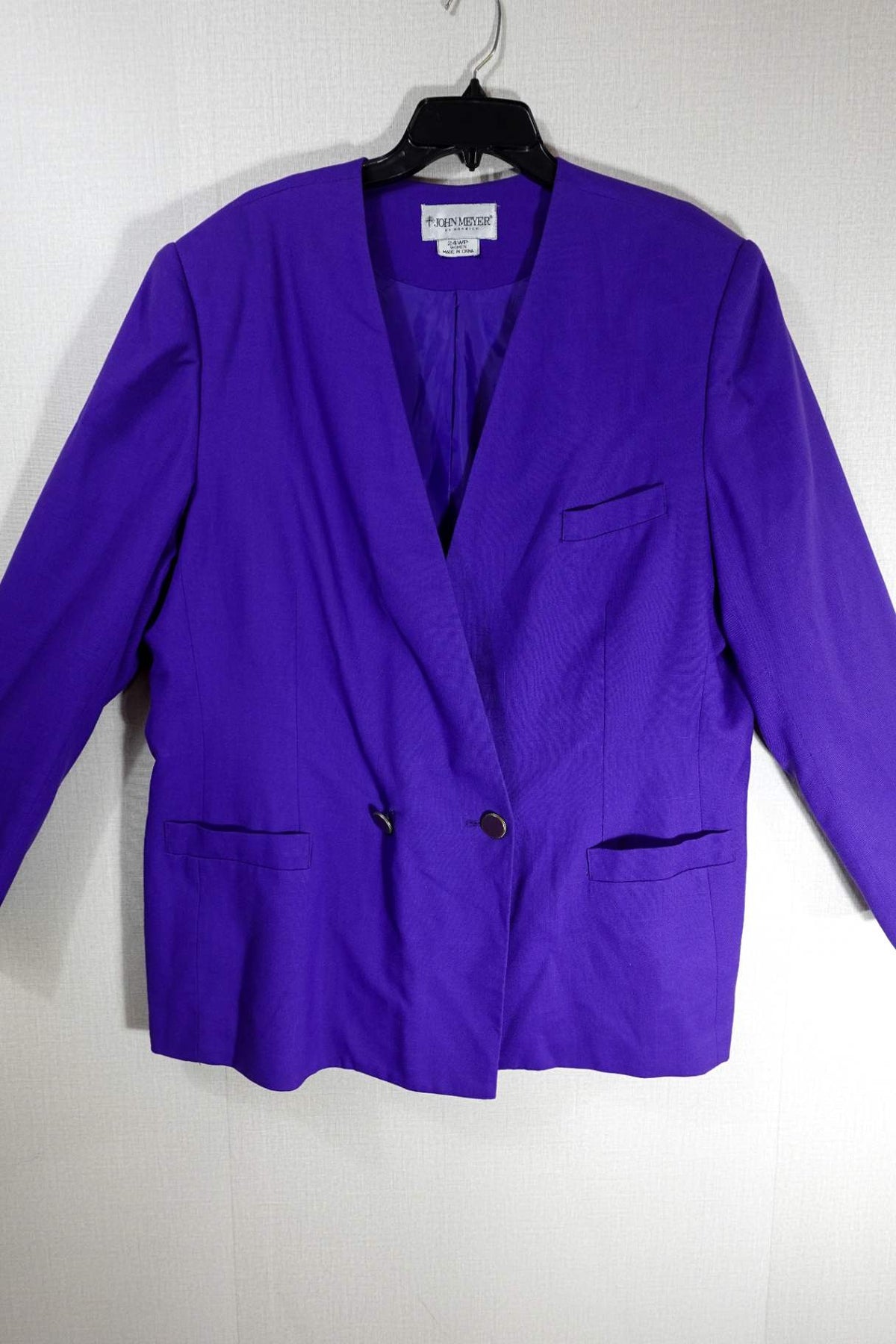 John Meyer of Norwich, Vintage Blazer, 24 WP, Polyester blend