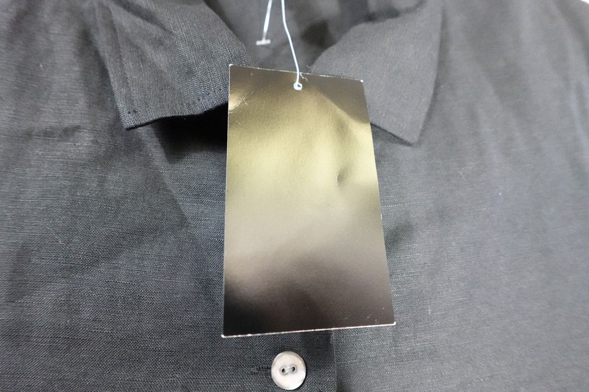 Linea by Louis Dell'Olio, Vintage 3/4 Sleeve Button Up Top, L, Linen