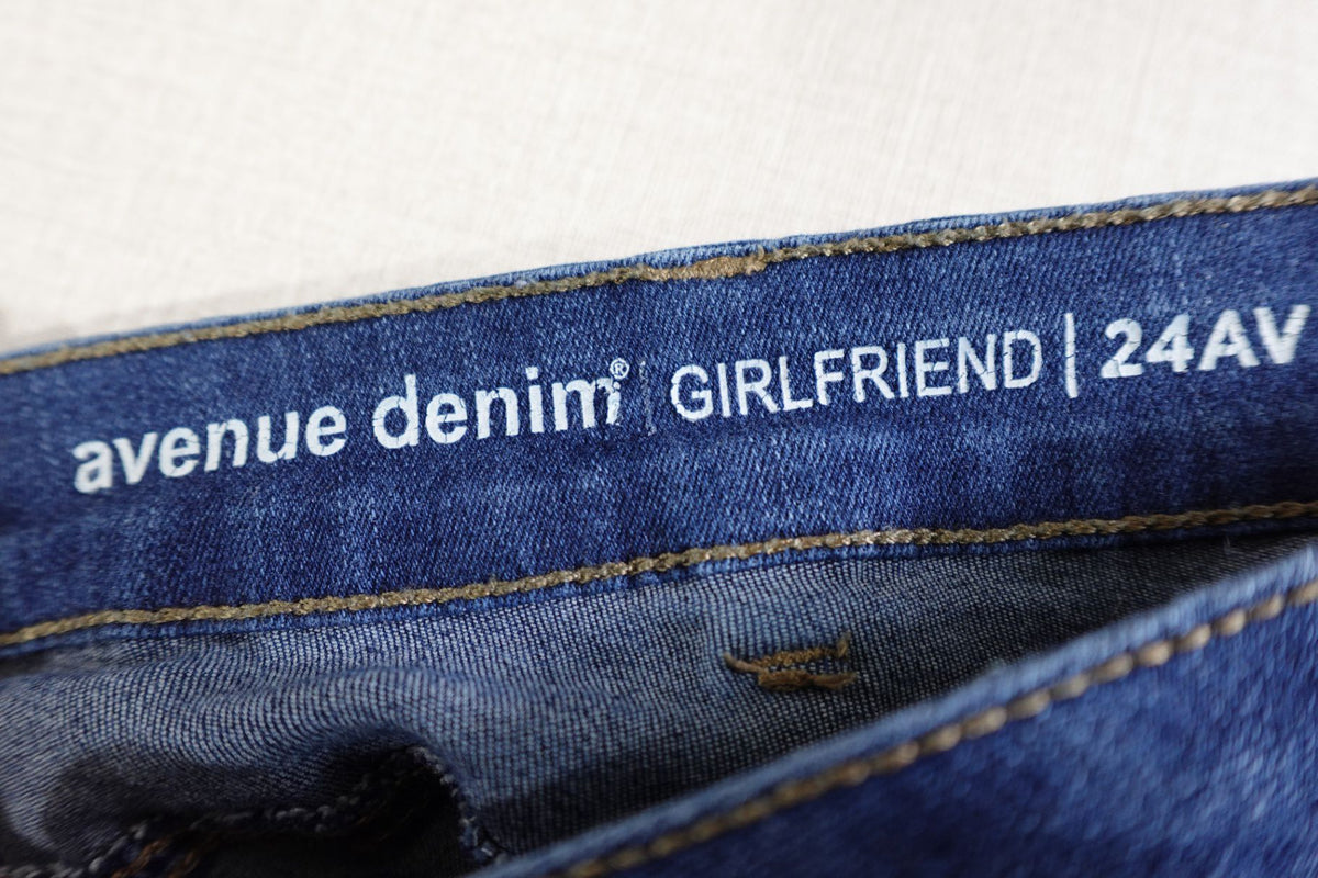 Avenue , Jeans, 24A, Cotton blend