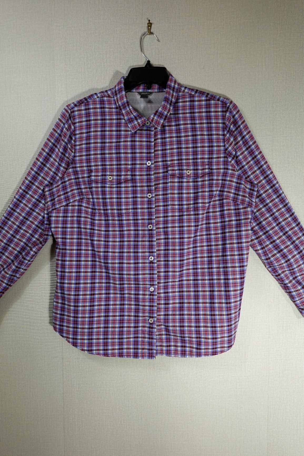 Eddie Bauer, Long Sleeves Top, XL, Polyester, nylon