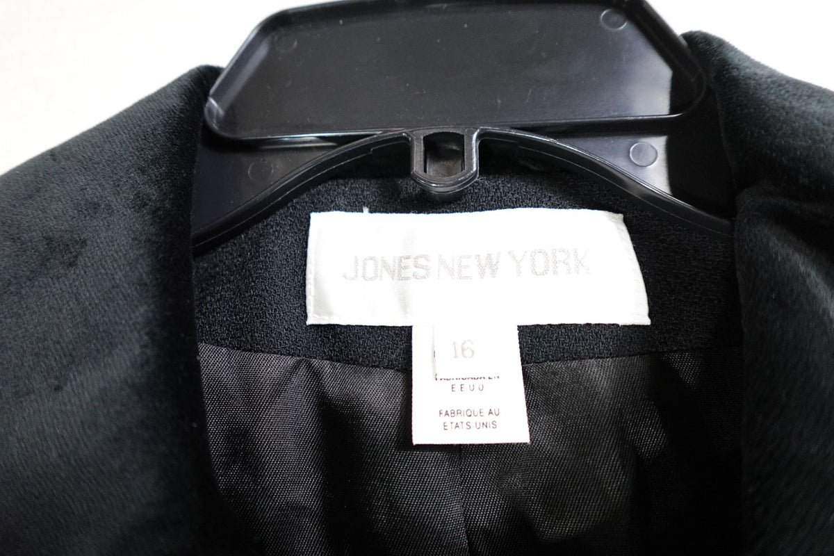 Jones New York, New Vintage Light Jacket, 16, wool