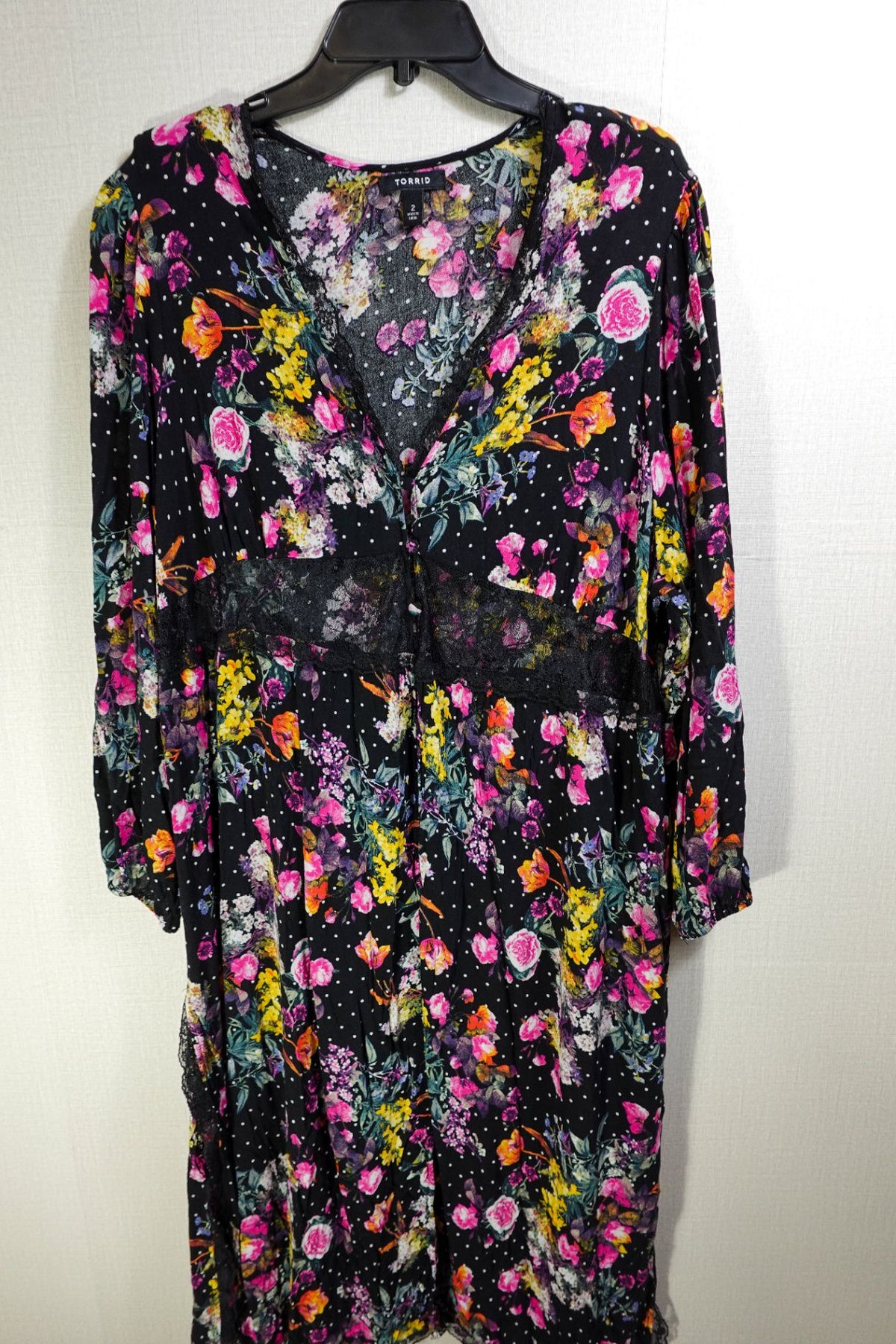 Torrid, Duster Layering Piece, 2X, Rayon, nylon