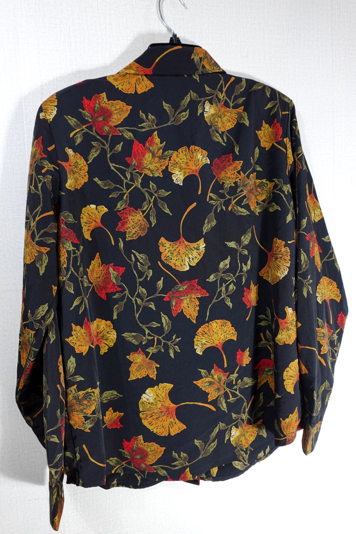 Susan Graver Style, Vintage long sleeve blouse, L, Polyester