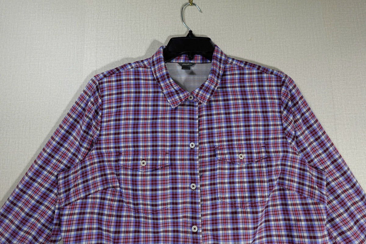 Eddie Bauer, Long Sleeves Top, XL, Polyester, nylon