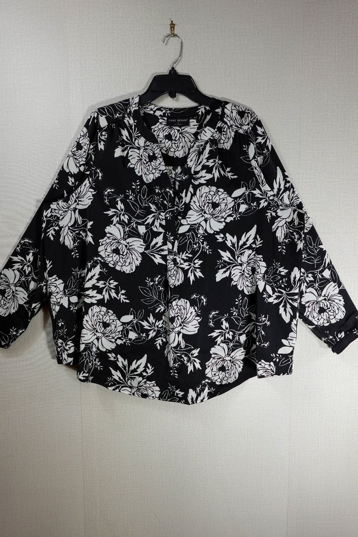 Lane Bryant, Long Sleeves Top, 20, Polyester, spandex