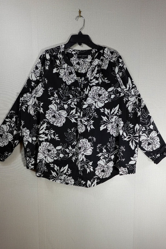 Lane Bryant, Long Sleeves Top, 20, Polyester, spandex