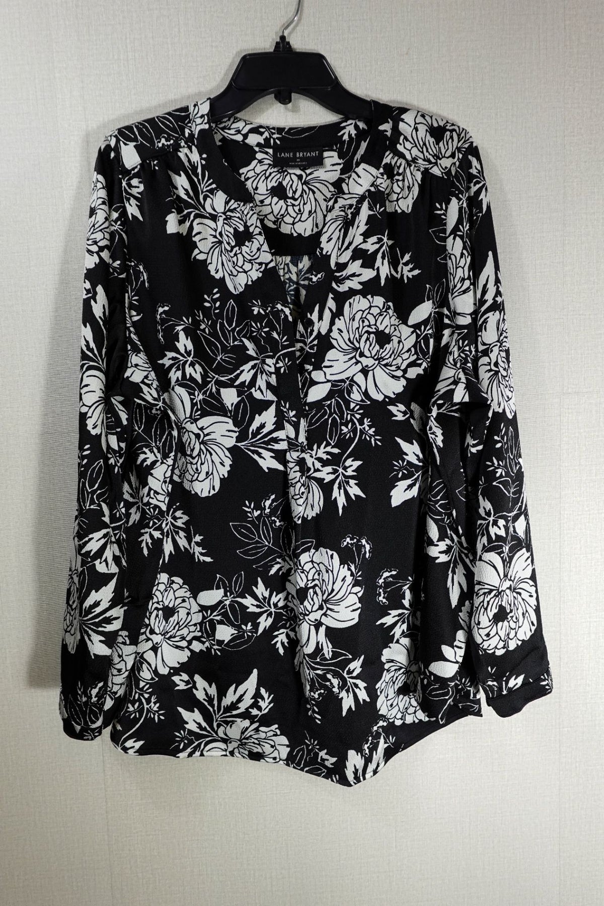 Lane Bryant, Long Sleeves Top, 20, Polyester, spandex