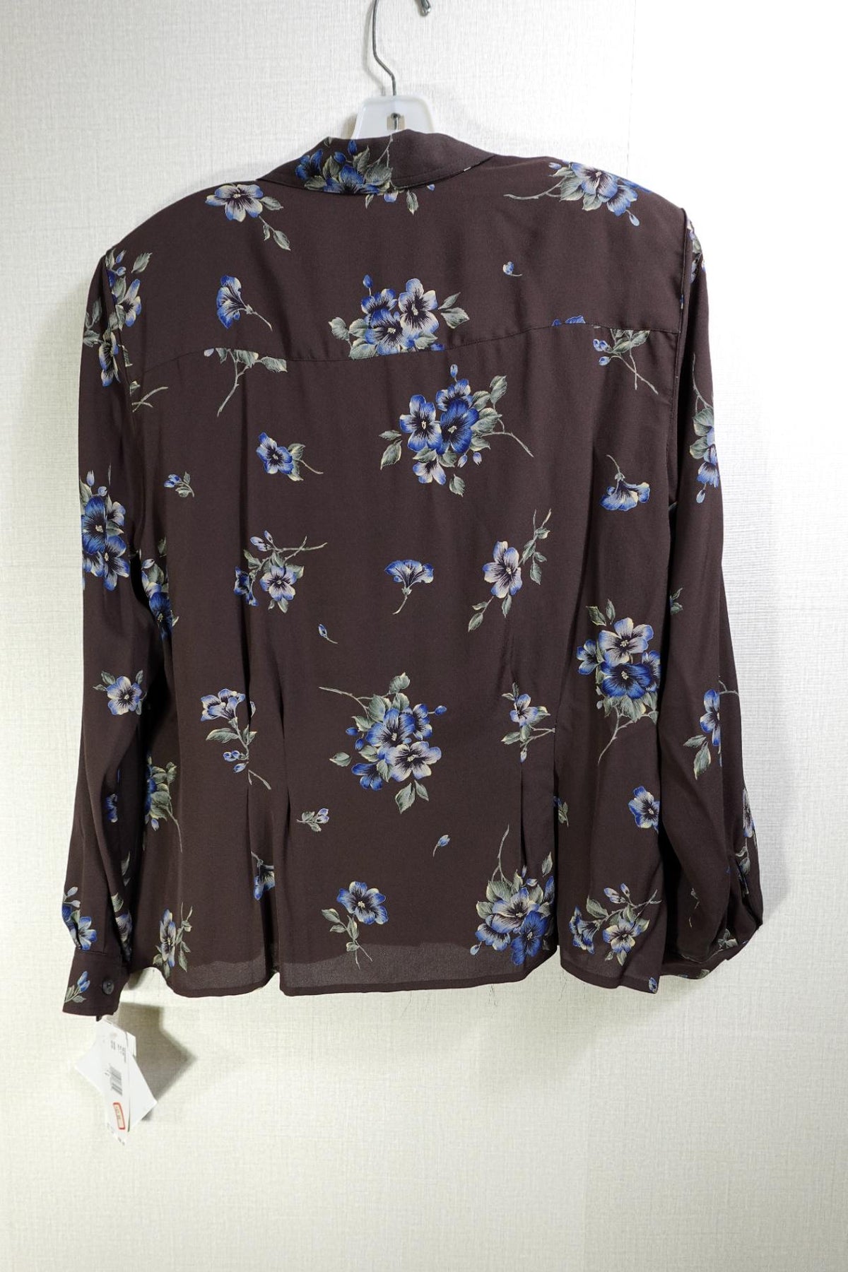 Evan-Picone, New Vintage Long Sleeves Top, 16, silk