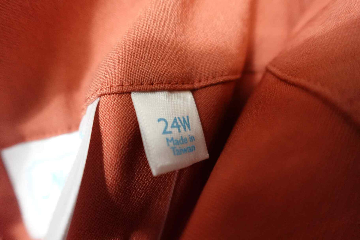 National, New Pants Straight Chino, 24W, Rayon, nylon blend