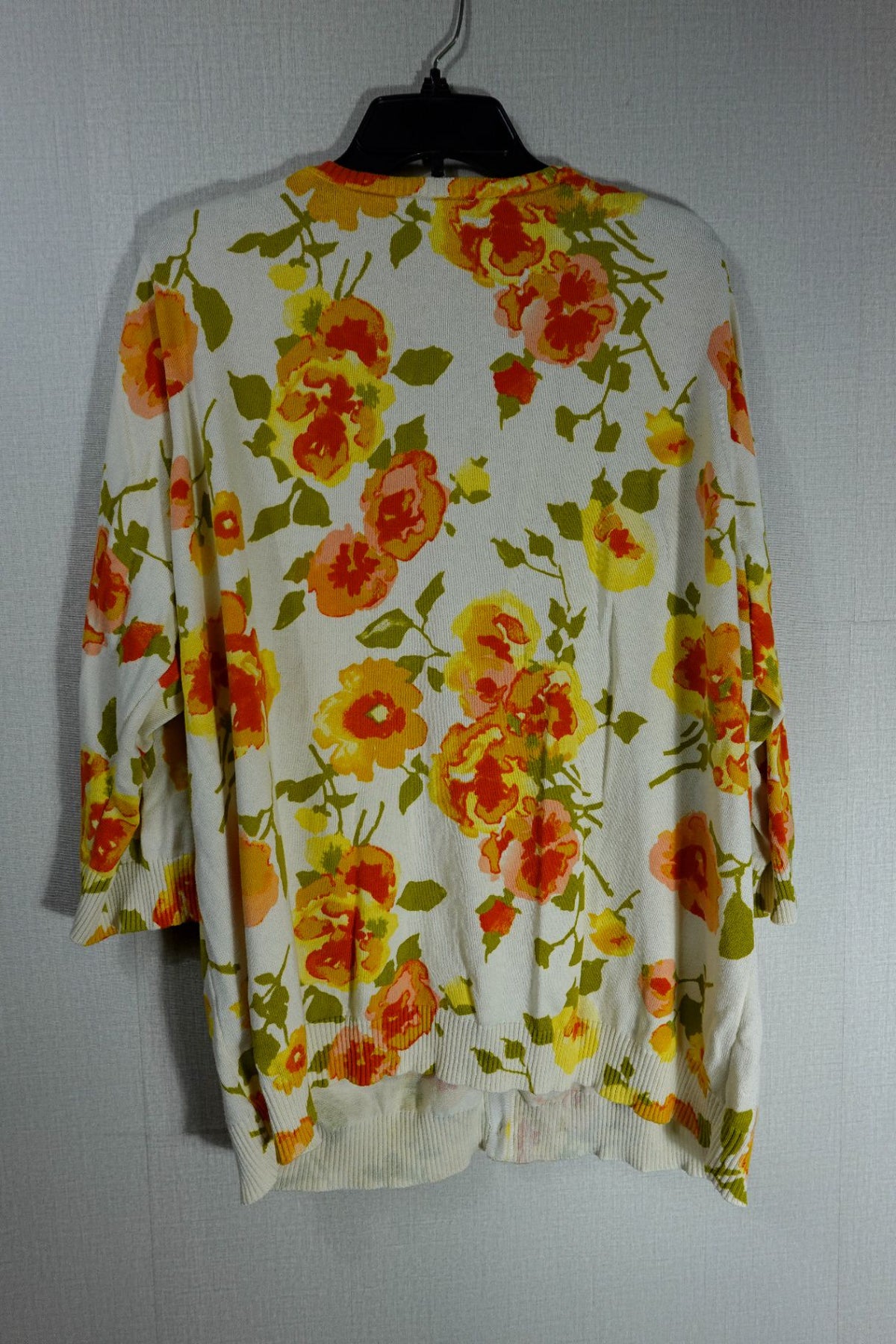 Isaac Mizrahi Live, Cardigan, 3X, Cotton