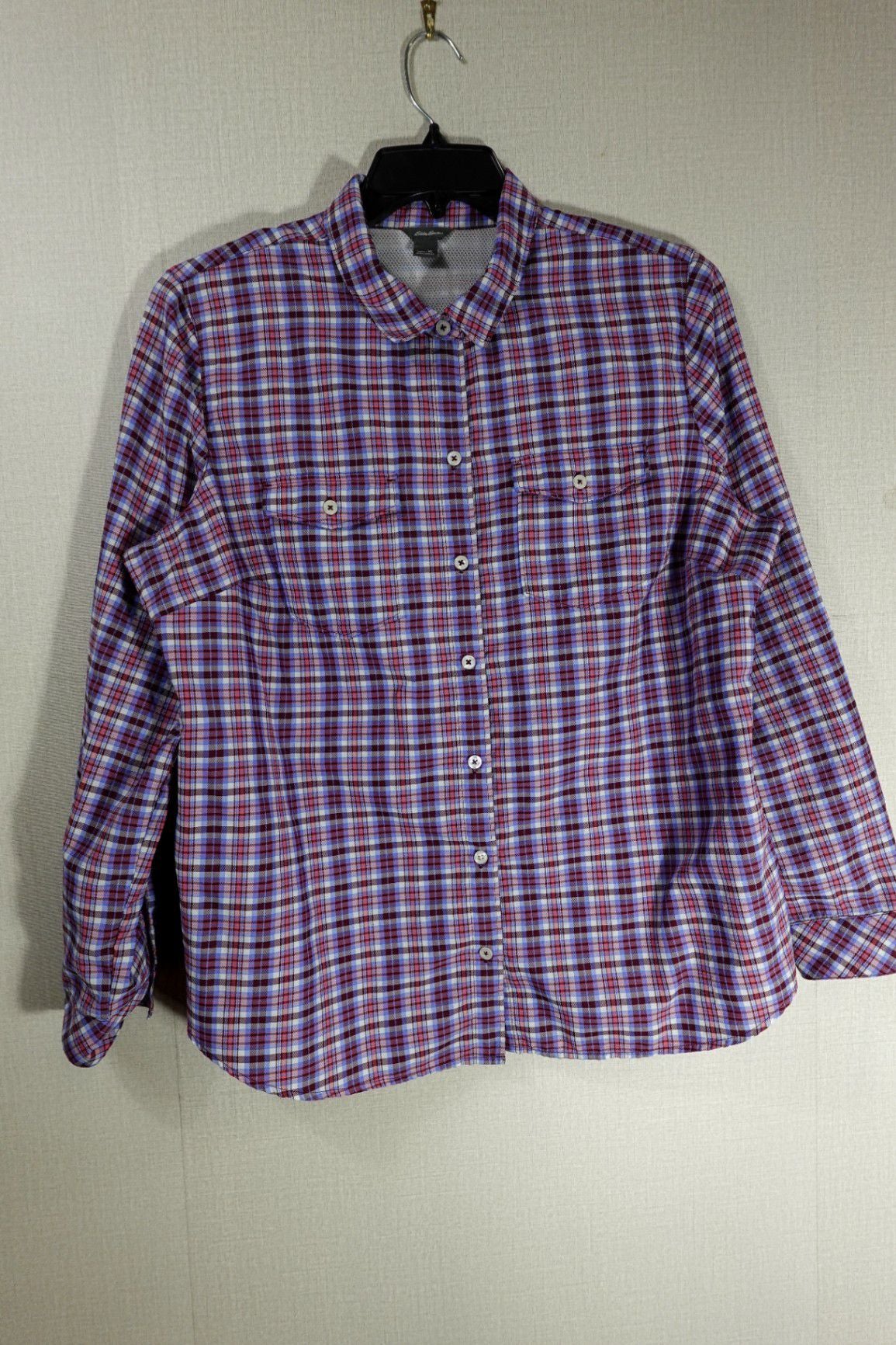 Eddie Bauer, Long Sleeves Top, XL, Polyester, nylon