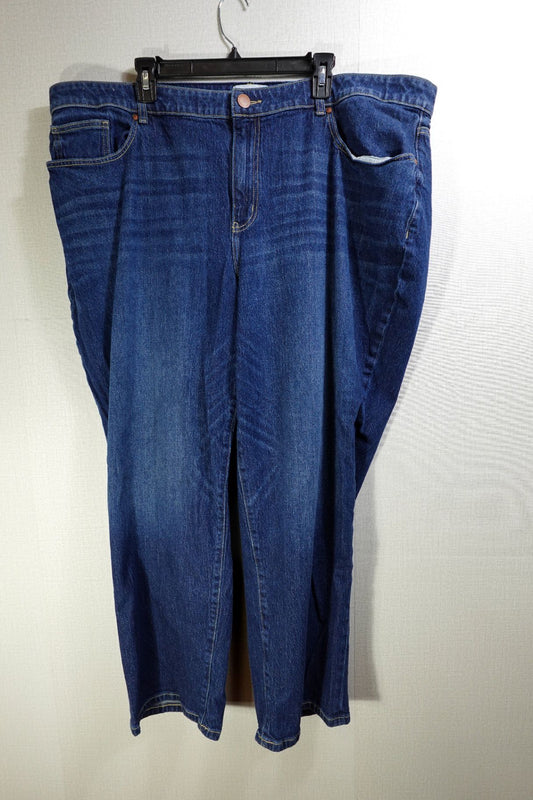 Lane Bryant, Jeans staight, 24, Cotton, spandex