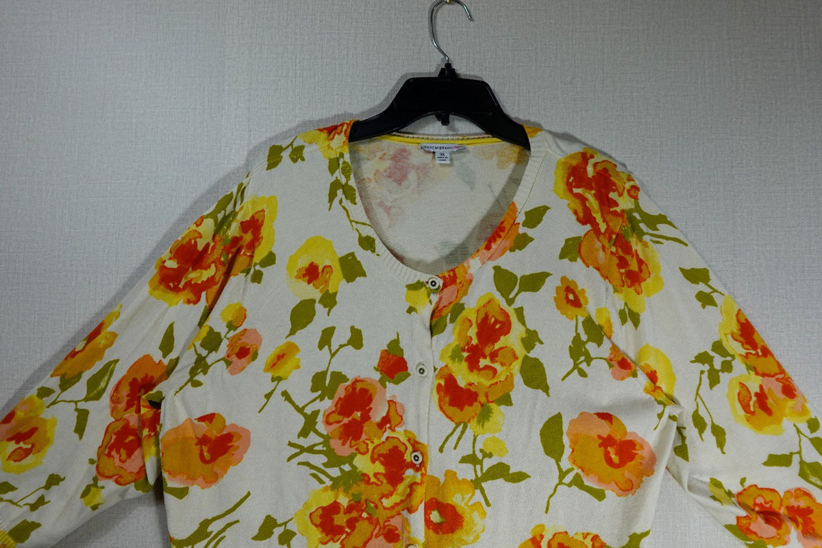Isaac Mizrahi Live, Cardigan, 3X, Cotton