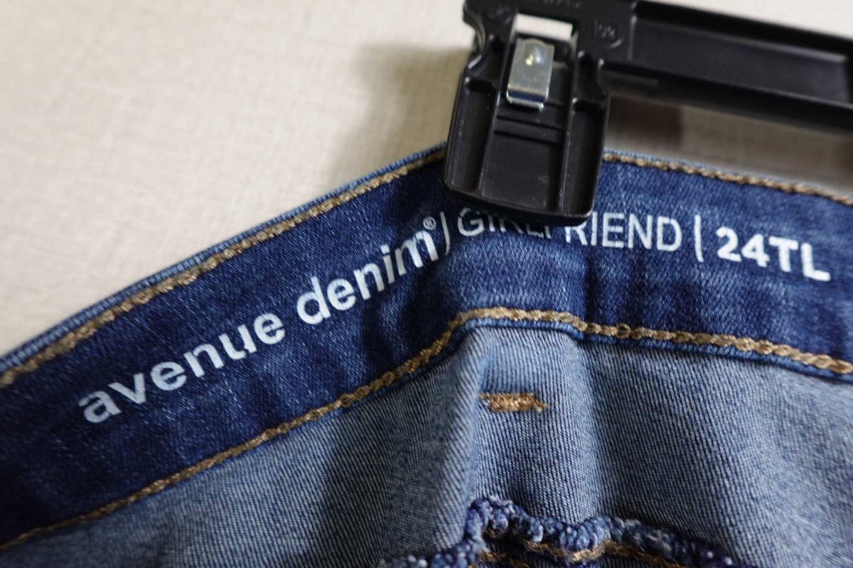 Avenue , Jeans Girlfriend , 24T, Cotton blend