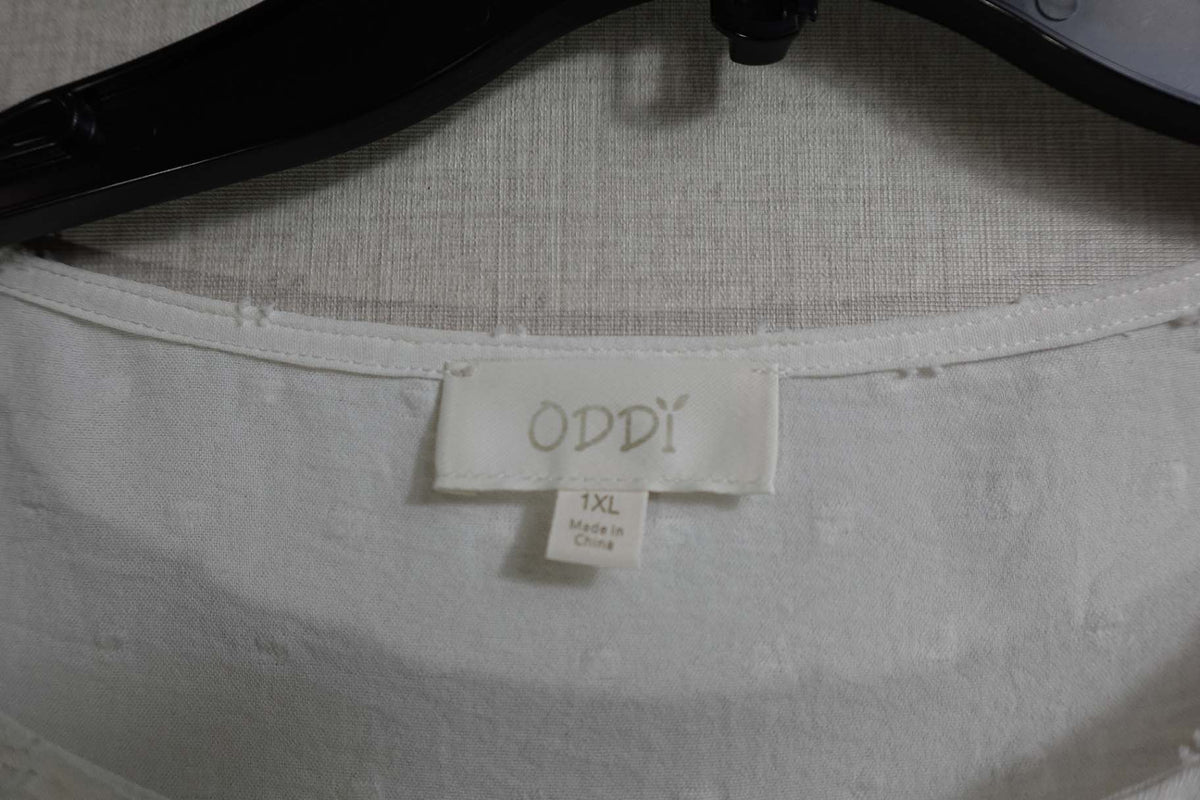 ODDI, Long Sleeves Top, 1XL, Polyester