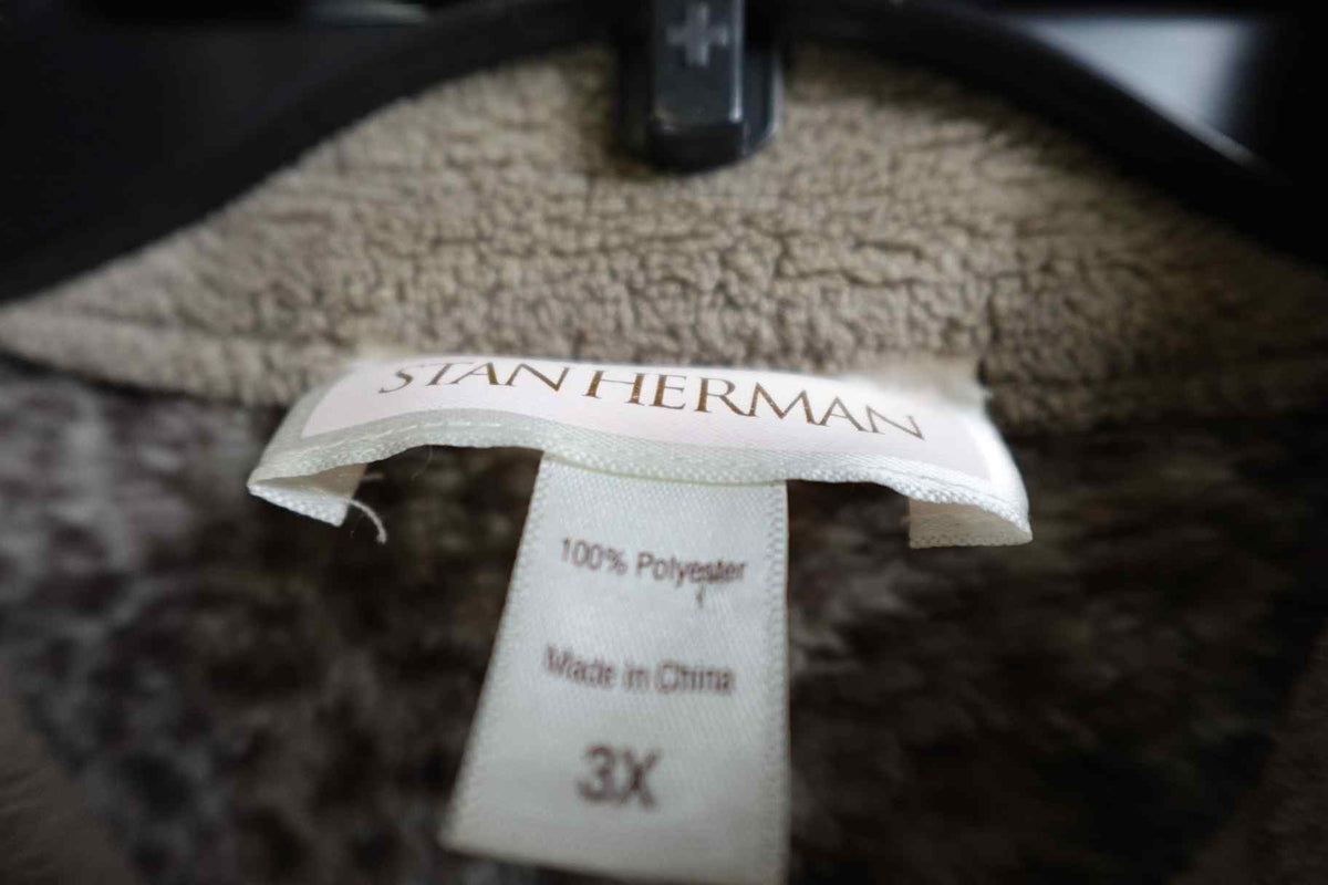 Stan Herman, Jacket, 3X, Polyester