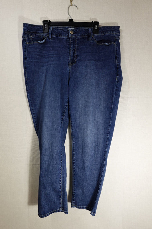 Rebel Wilson, Jeans Straight, 20W, Cotton Blend