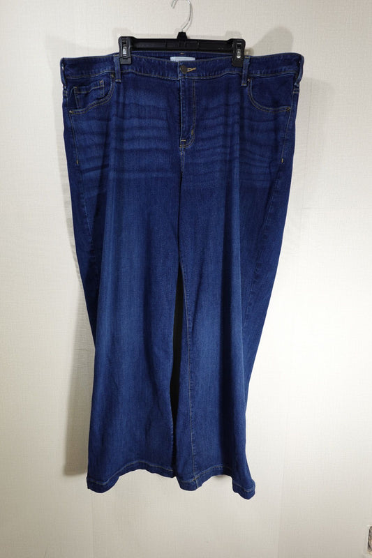 Lane Bryant, Jeans Wide-Leg, 24, Cotton blend