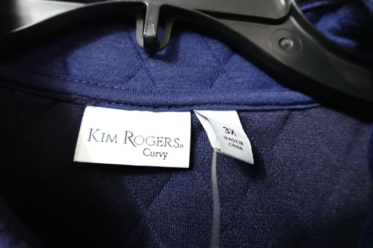 Kim Rogers Curvy, New Outerwear vest, 3X, Polyester