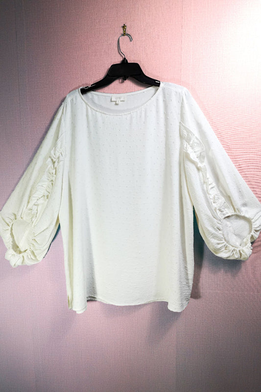 ODDI, Long Sleeves Top, 1XL, Polyester