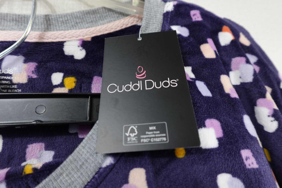 Cuddl Duds, New pajama set, L, Polyester, spandex