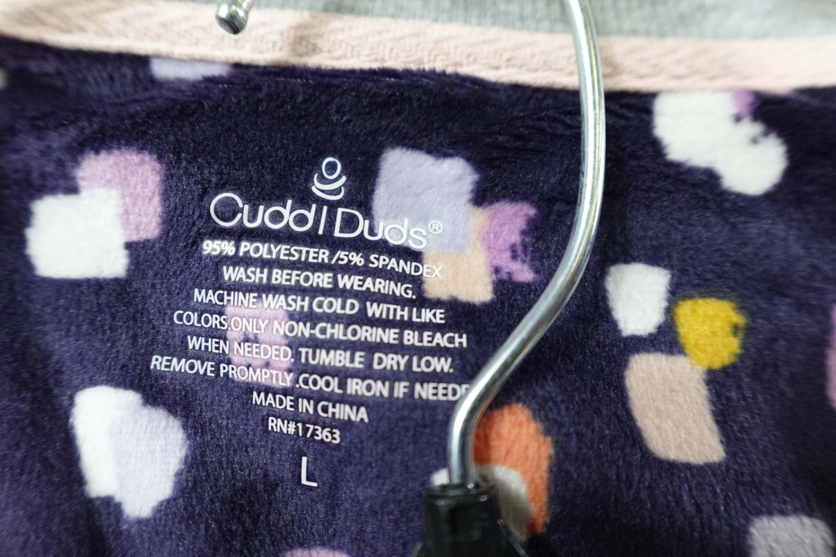 Cuddl Duds, New pajama set, L, Polyester, spandex