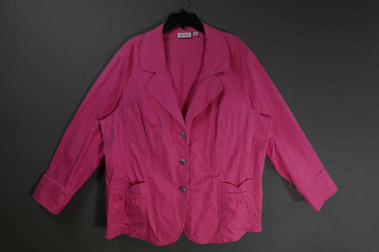 D&CO, Blazer, 3X, Cotton Blend (Educated Guess)