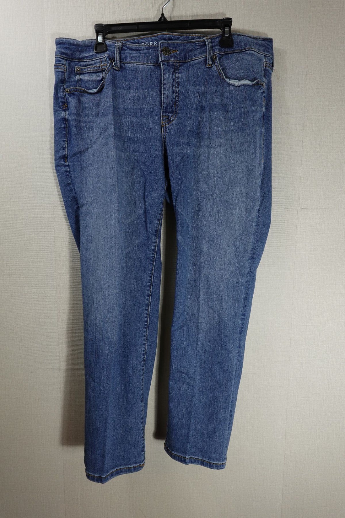 Torrid, Jeans Boyfriend Ankle, 16R, cotton, rayon, polyester, spandex