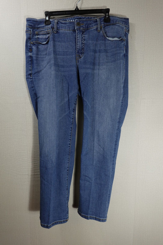 Torrid, Jeans Boyfriend Ankle, 16R, cotton, rayon, polyester, spandex