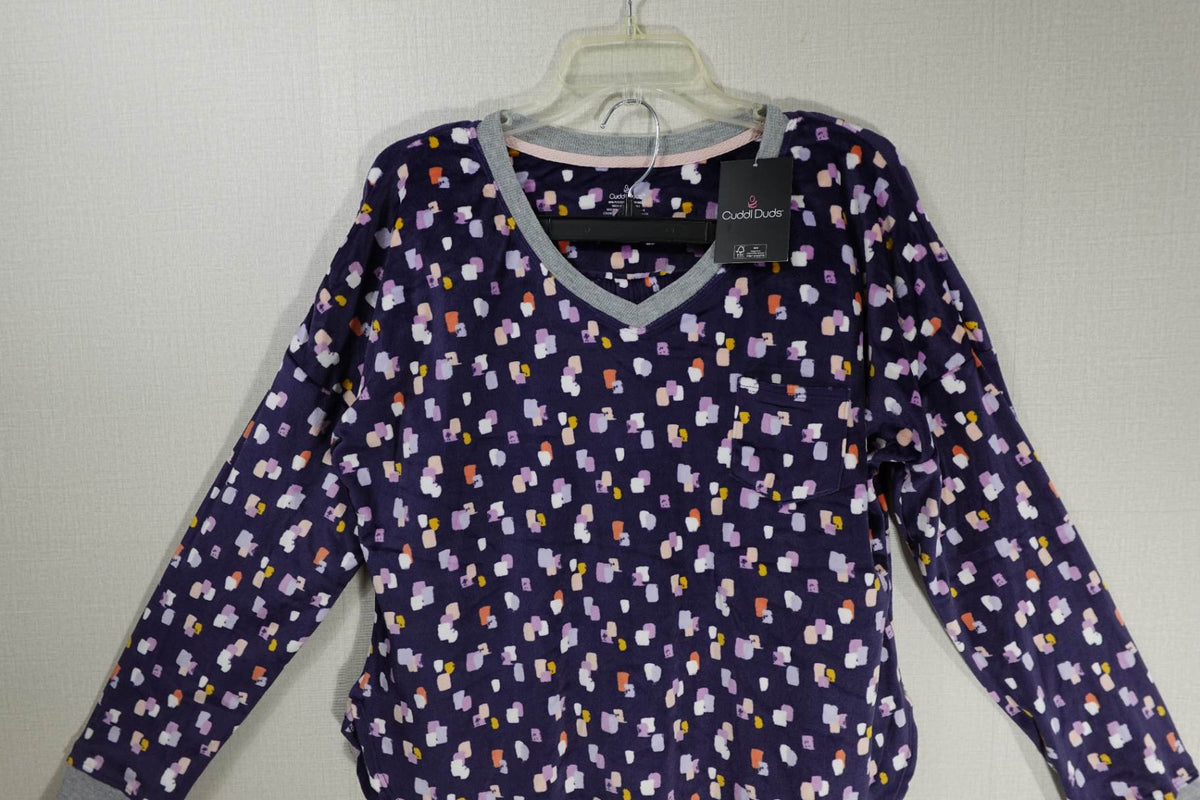 Cuddl Duds, New pajama set, L, Polyester, spandex