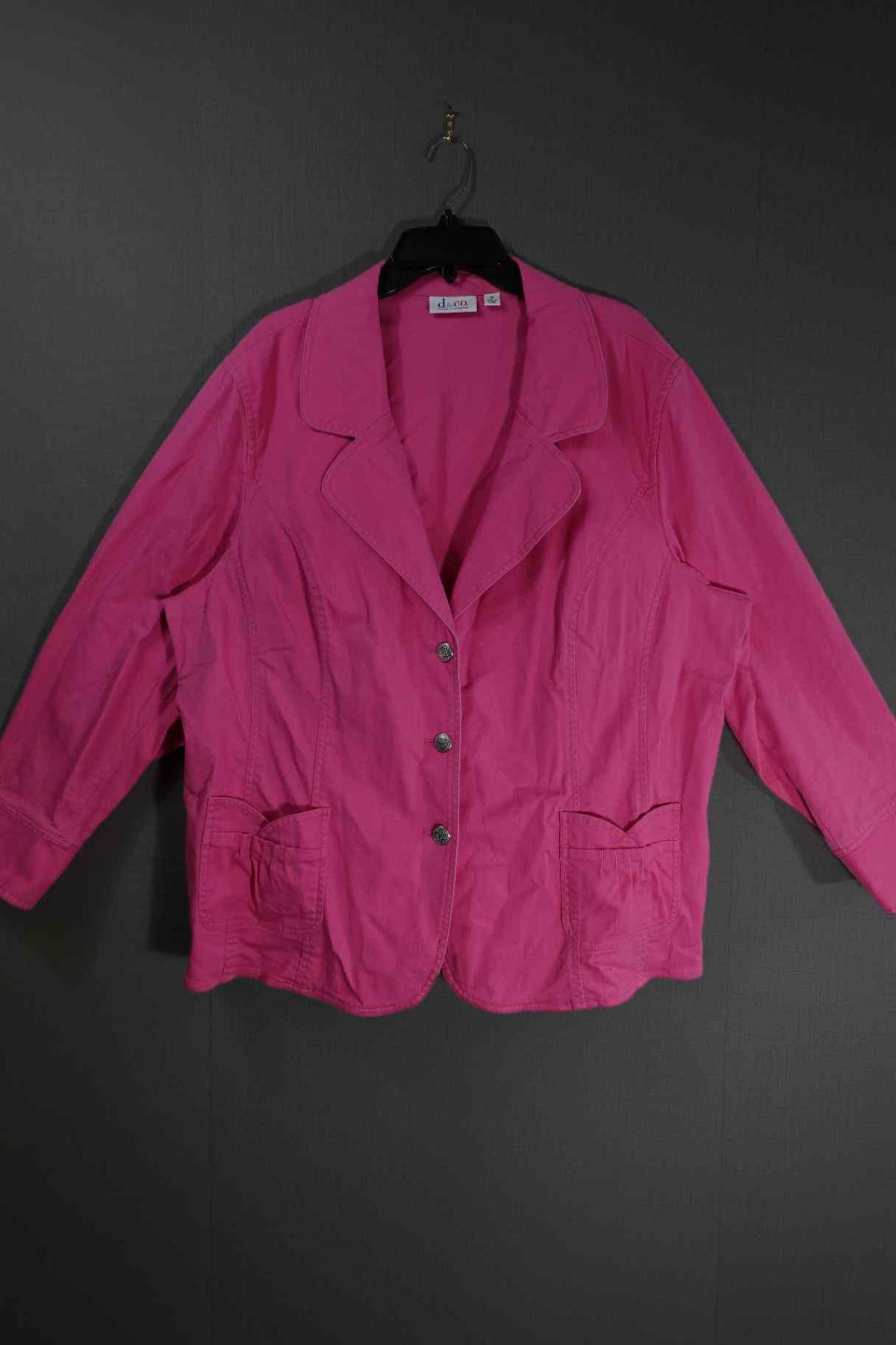 D&CO, Blazer, 3X, Cotton Blend (Educated Guess)