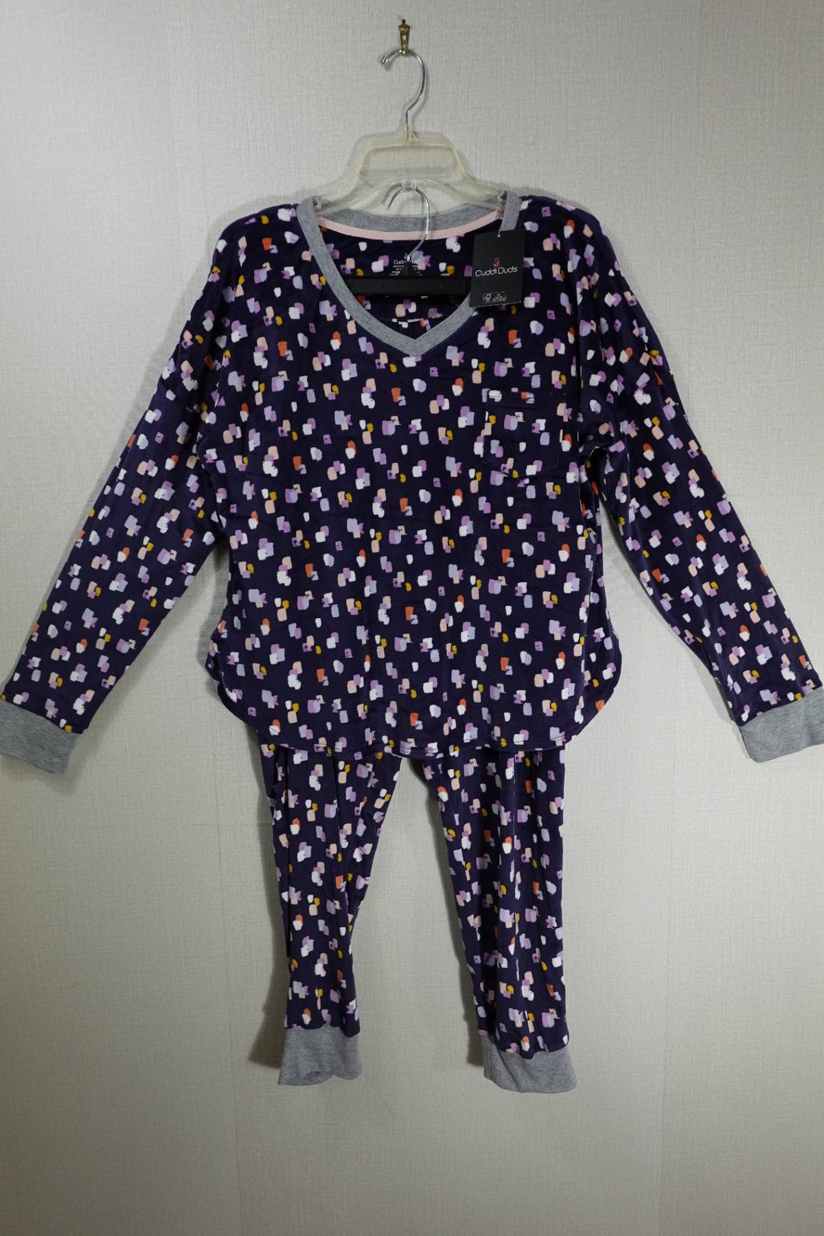 Cuddl Duds, New pajama set, L, Polyester, spandex
