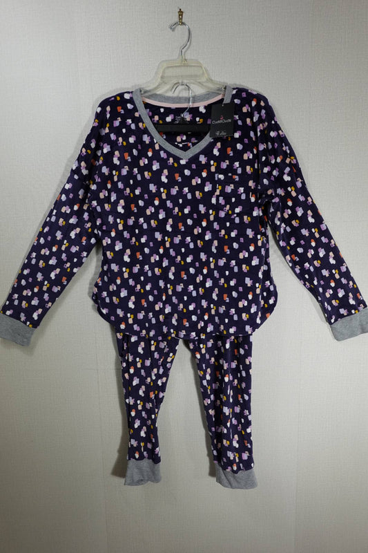 Cuddl Duds, New pajama set, L, Polyester, spandex