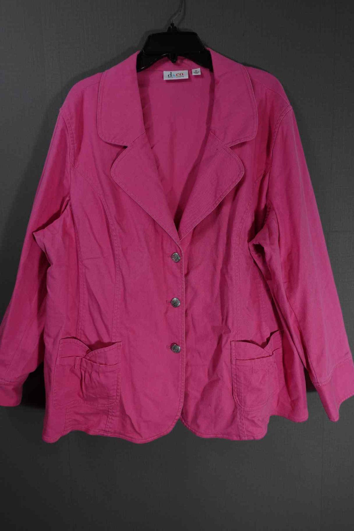 D&CO, Blazer, 3X, Cotton Blend (Educated Guess)